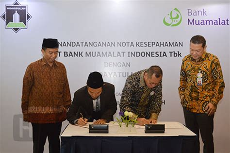 Bank Muamalat Dpp Hidayatullah Teken Mou Kerja Sama Strategis