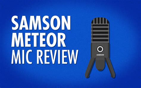 Samson Meteor Mic Review – Still A Viable Choice? - Home Studio Basics