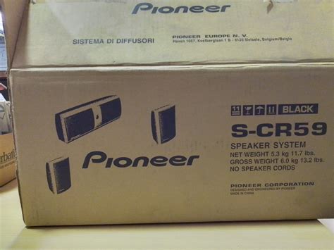 SISTEMA DE ALTAVOCES PIONEER S-CR59 – TIENDAS RADIO MANIA