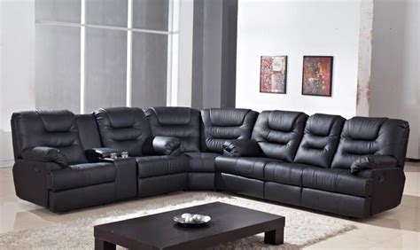 Corner Recliner Sofa With Cup Holder | Baci Living Room