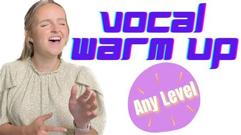 Best Vocal Warm Up Nontraditional Youtube