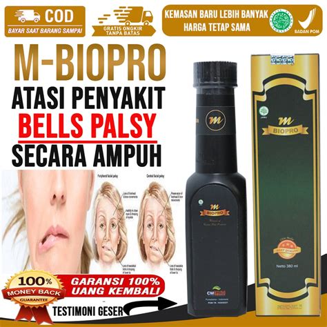 Jual Mbiopro Obat Bells Palsy Paling Ampuh Atasi Wajah Kaku Sebelah