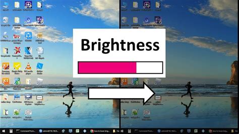 How To Adjust Brightness On Windows 10 Pc Youtube