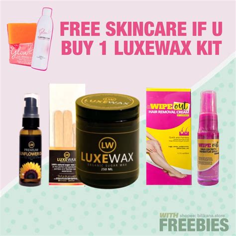 Luxewax Organic Sugar Wax Underarm Hair Removal Leg Hair Removal