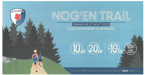 LA NOGEN TRAIL Nogent Le Bernard Office De Tourisme Maine Saosnois