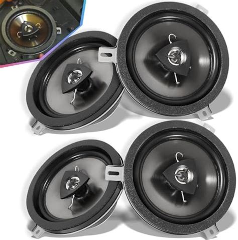 4 Pack Replace For Mopar Kicker Speaker Upgrade 2007 2018 Jeep Wrangler Jk Jku