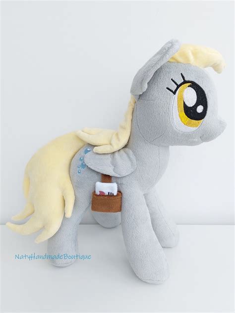 17 Plushie Pony Plush Derpy Hooves With Closed Wings Etsy