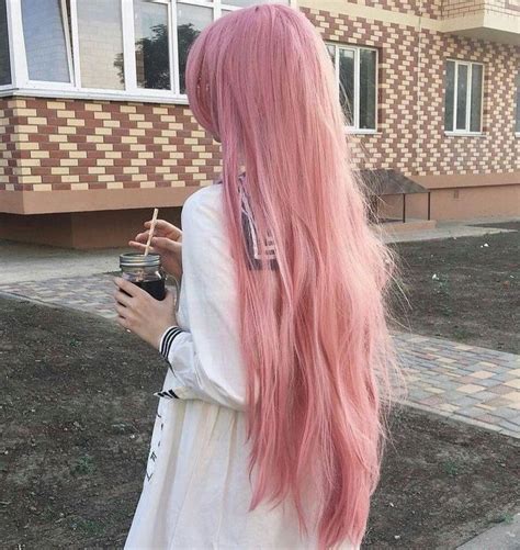 𝑷𝒊𝒏𝒕𝒆𝒓𝒆𝒔𝒕 𝒉𝒐𝒏𝒆𝒆𝒚𝒋𝒊𝒏 Long Pink Hair Long Hair Styles Pastel Pink Hair