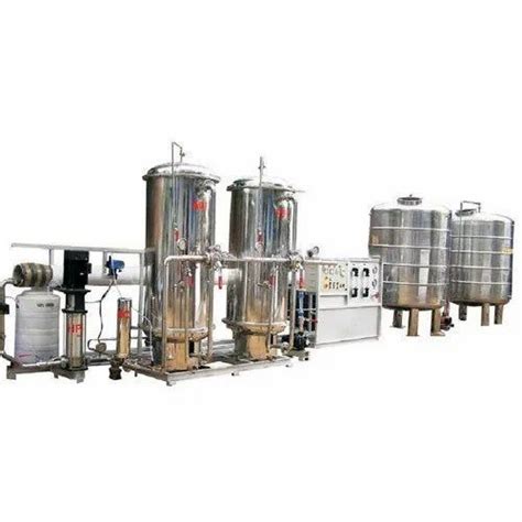 Stainless Steel Activated Carbon Mineral Water Bottling Plant 40HP