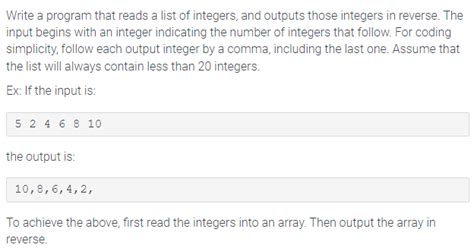 Solved Write A Program That Reads A List Of Integers And Chegg