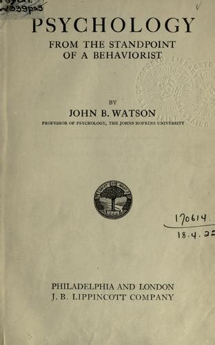 John B Watson