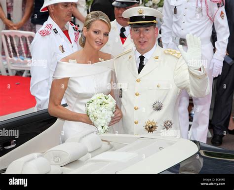 Prinz Albert Von Monaco Hochzeit Fotos Und Bildmaterial In Hoher Auflösung Alamy