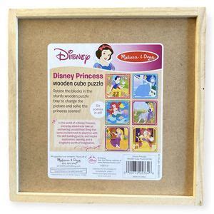 Melissa Doug Toys Disney Princess X Melissa Doug Wooden Blocks