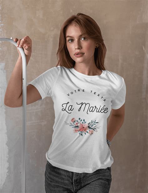 T Shirt La Mariée à Personnaliser