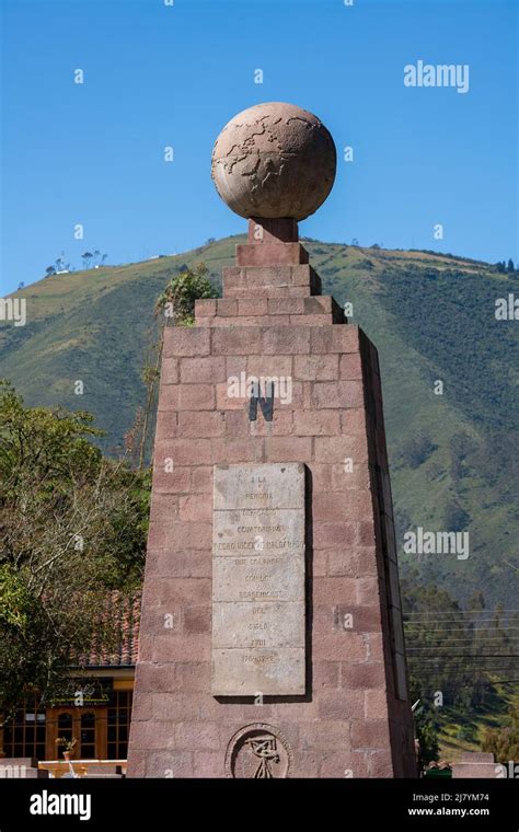 Ecuador Quito Ciudad Mitad Del Mundo Aka Middle Of The World City