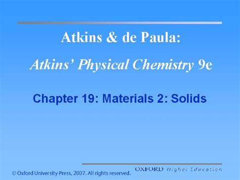 Atkins De Paula Atkins Physical Chemistry E