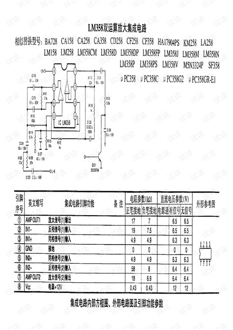 358芯片引脚图及功能表 图库 五毛网