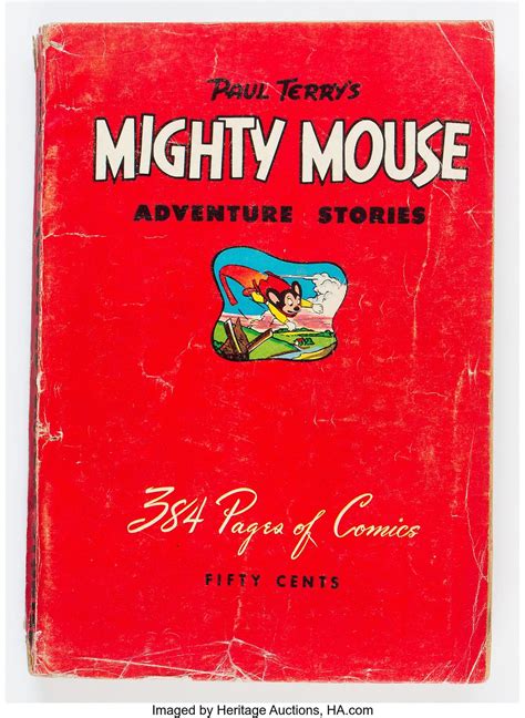 Biggest Golden Age Comic Mighty Mouse Adventure Stories At Auction