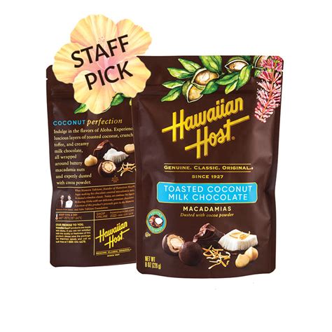 Hawaiian Host - Chocolate Covered Macadamia Nuts from Hawaii