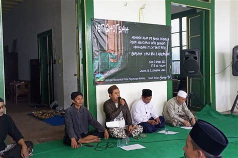 Gelar Istigasah Masyarakat Peduli Kendeng Harap Semen Indonesia