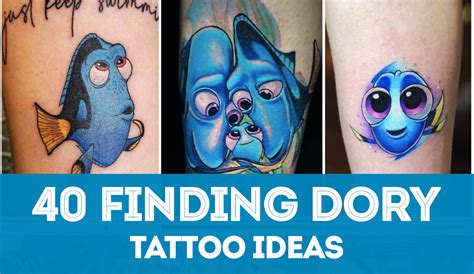 Dory Just Keep Swimming Tattoo