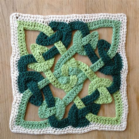 Celtic Granny Square Patterns Weave Crochet