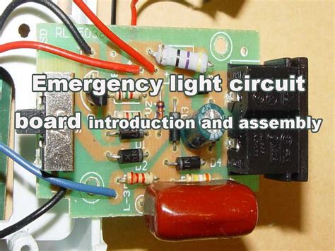 Emergency Light Circuit Board Introduction And Assembly