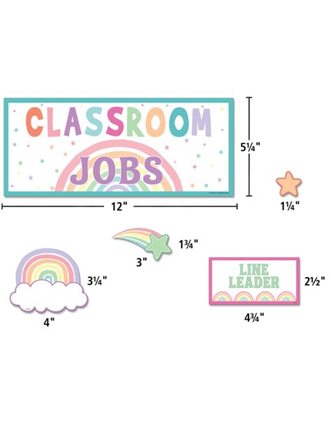 Pastel Pop Classroom Jobs Mini Bulletin Board Tools 4 Teaching