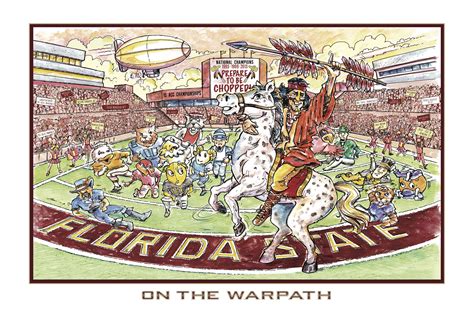 Unique Seminole Football Poster - Etsy