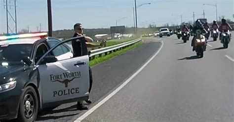 Video Shows Texas Police Officer Pepper Spraying Motorcycle Riders Say