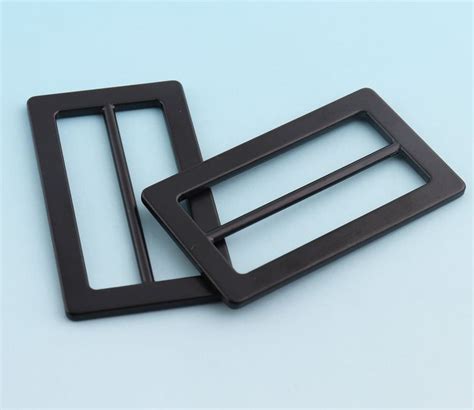 Black Adjuster Buckle 6pcs 48mm Metalalloy Slide Belt Buckle Etsy