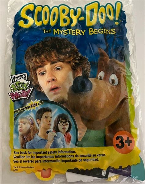 Wendys Kids Meal Scooby Doo The Mystery Begins New In Unopened