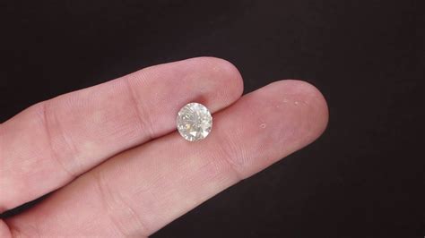 1003799 Loose Diamond Round K M SI1 3 22 Carat YouTube