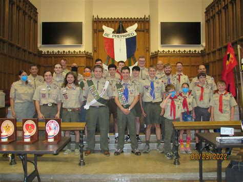 Eric Richmond Eagle Court of Honor | Boy Scout Troop 35 – Wheaton, Illinois