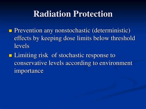 PPT Introduction To Radiation Protection PowerPoint Presentation