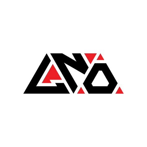 lno design de logotipo de letra de triângulo com forma de triângulo ...