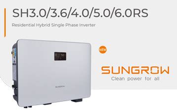 Sungrow Sh Rs Single Phase Hybrid Inverter