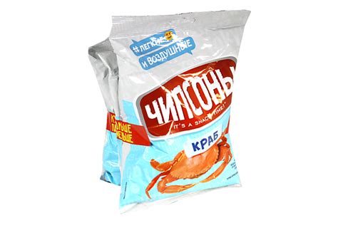 Чипсы «Чипсоны» со вкусом краба, 120 г – купить по приятной цене с ...