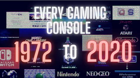 All Game Console Startups From 1977 2020 Youtube