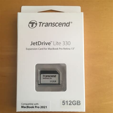 Transcend Jetdrive Lite 330 Macbook Pro専用ストレージ拡張カードを使用してみた Shigenの気になったもの