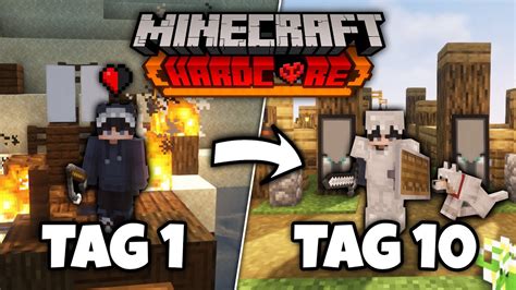 Ich Habe Tage Minecraft Hardcore Gespielt Und Das Ist Passiert