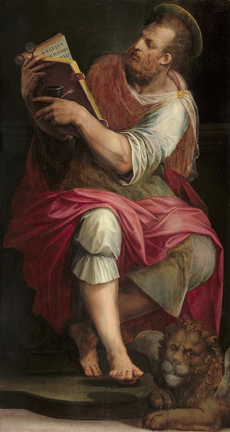 Saint Mark Painting By Giorgio Vasari Pixels