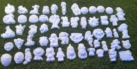 125 Figuras De Yeso Al Mayoreo Ideales Para Que Pinten Niños Meses