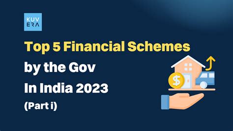 Important Govt Financial Schemes In India