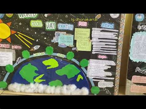 Inspirasi Desain Mading 2D 3D Spesial Hari Ozon Sedunia YouTube