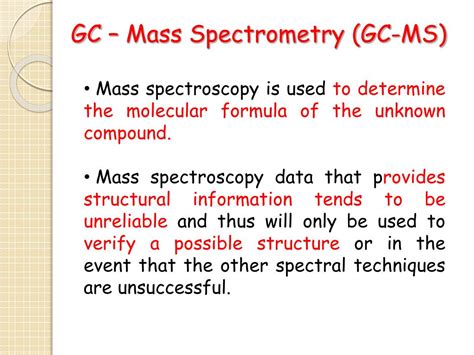 Ppt Gc Mass Spectrometry Gc Ms Powerpoint Presentation Free