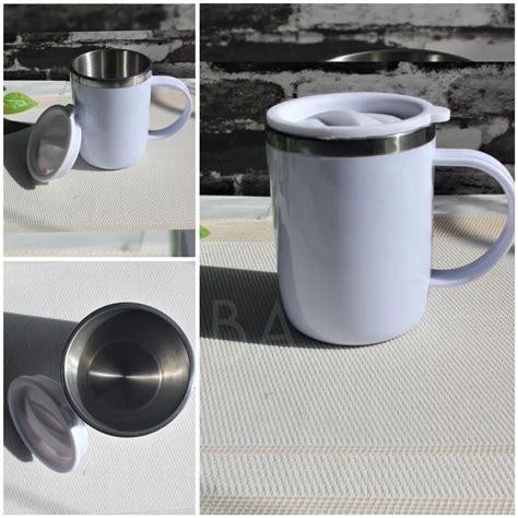 Piece Ml Hot Cold Coffee Vacuum Mug With Box BHMart