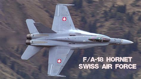 Swiss F A 18 Hornet Solo Display At AXALP 2022 YouTube