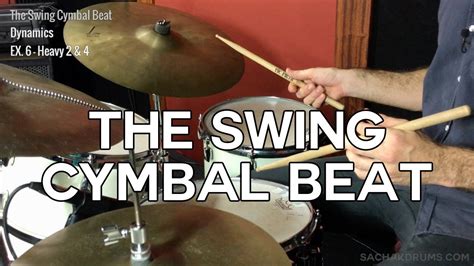 The Swing Cymbal Beat Beginner Jazz Drumming Lesson YouTube