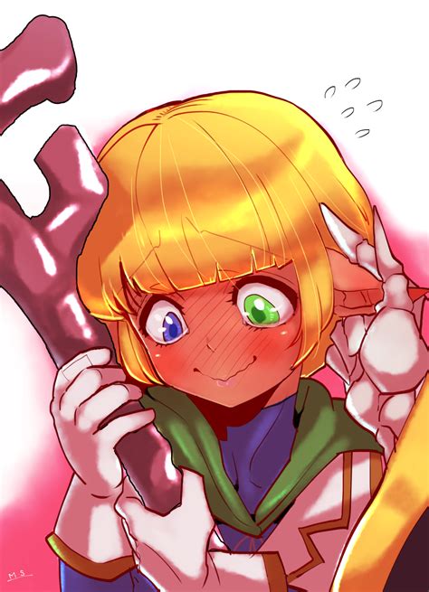 Safebooru 2boys Ainz Ooal Gown Blonde Hair Blue Eyes Blush Cape Dark Elf Dark Skin Gloves